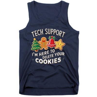 Christmas Tech Support IM Here To Delete Your Cookies Tank Top