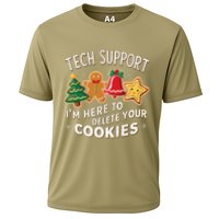 Christmas Tech Support IM Here To Delete Your Cookies Performance Shirt