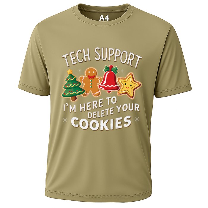 Christmas Tech Support IM Here To Delete Your Cookies Performance Shirt