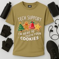 Christmas Tech Support IM Here To Delete Your Cookies Performance Shirt