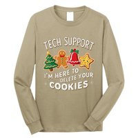 Christmas Tech Support IM Here To Delete Your Cookies Long Sleeve Shirt