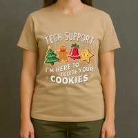 Christmas Tech Support IM Here To Delete Your Cookies T-Shirt