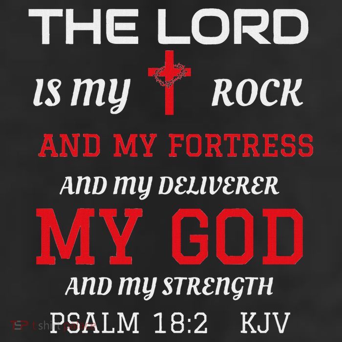 Christian T S Bible Scripture Verse Psalm 182 Cool Comfort Performance Bucket Hat