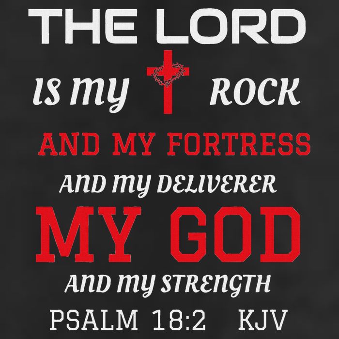 Christian T S Bible Scripture Verse Psalm 182 Adult Drive Performance Visor
