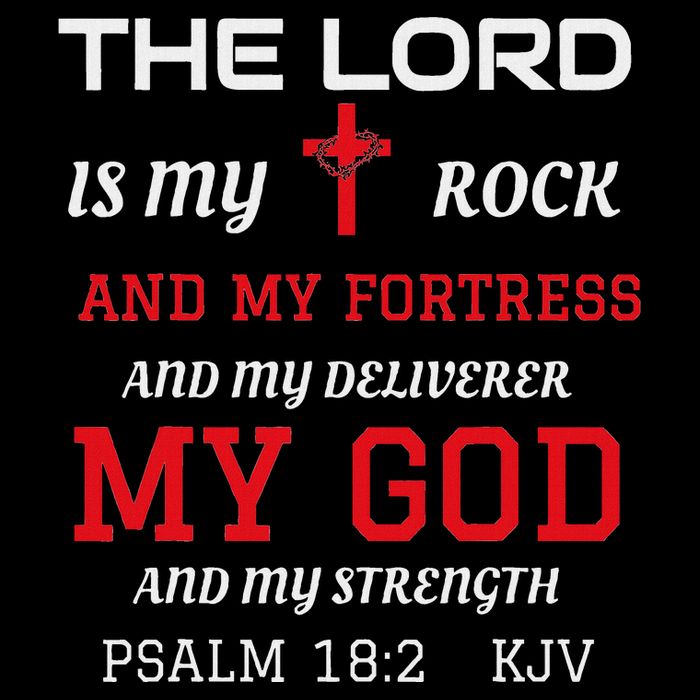 Christian T S Bible Scripture Verse Psalm 182 Drawstring Bag