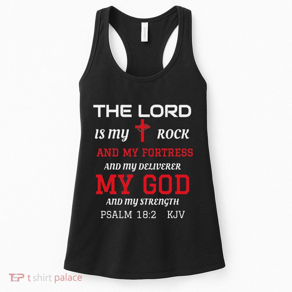 Christian T S Bible Scripture Verse Psalm 182 Womens Tank Top