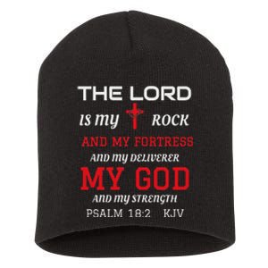 Christian T S Bible Scripture Verse Psalm 182 Short Acrylic Beanie