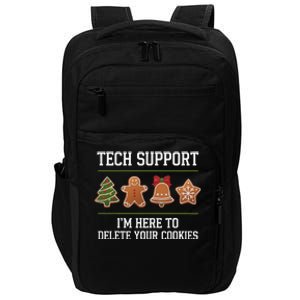 Christmas Tech Support Here To Delete Cookies Xmas Impact Tech Backpack