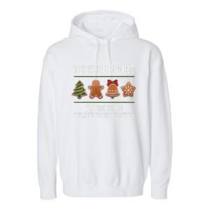 Christmas Tech Support Here To Delete Cookies Xmas Garment-Dyed Fleece Hoodie