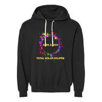Cool Total Solar Eclipse April 8 2014 Paint Splatter Garment-Dyed Fleece Hoodie