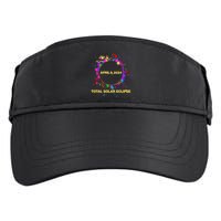 Cool Total Solar Eclipse April 8 2014 Paint Splatter Adult Drive Performance Visor