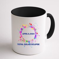 Cool Total Solar Eclipse April 8 2014 Paint Splatter Mug