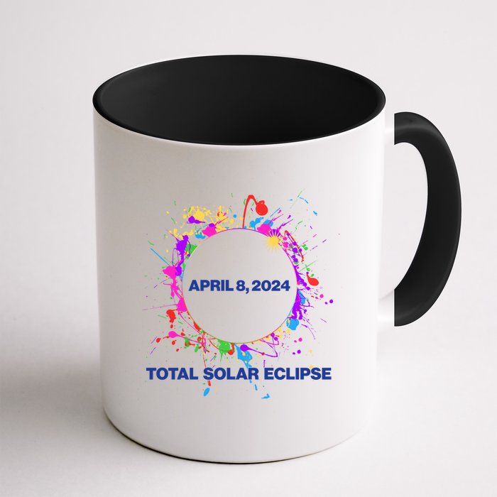 Cool Total Solar Eclipse April 8 2014 Paint Splatter Mug