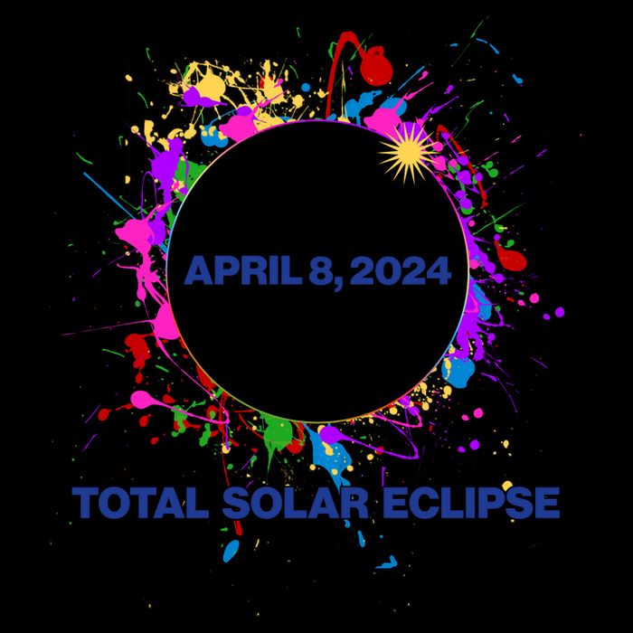 Cool Total Solar Eclipse April 8 2014 Paint Splatter Mug
