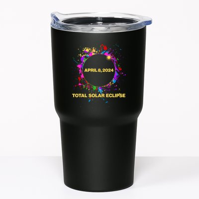 Cool Total Solar Eclipse April 8 2014 Paint Splatter Tumbler