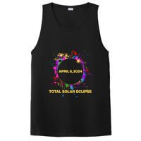 Cool Total Solar Eclipse April 8 2014 Paint Splatter PosiCharge Competitor Tank