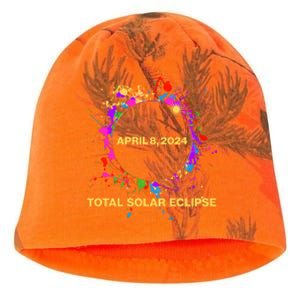 Cool Total Solar Eclipse April 8 2014 Paint Splatter Kati - Camo Knit Beanie