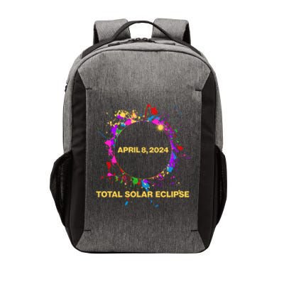 Cool Total Solar Eclipse April 8 2014 Paint Splatter Vector Backpack