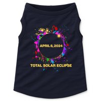 Cool Total Solar Eclipse April 8 2014 Paint Splatter Doggie Tank