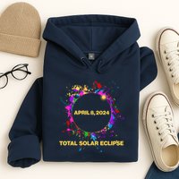 Cool Total Solar Eclipse April 8 2014 Paint Splatter Hoodie