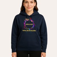 Cool Total Solar Eclipse April 8 2014 Paint Splatter Hoodie
