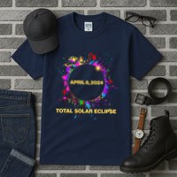 Cool Total Solar Eclipse April 8 2014 Paint Splatter Tall T-Shirt