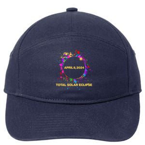 Cool Total Solar Eclipse April 8 2014 Paint Splatter 7-Panel Snapback Hat