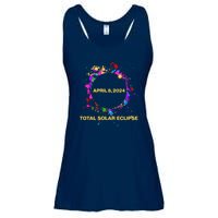 Cool Total Solar Eclipse April 8 2014 Paint Splatter Ladies Essential Flowy Tank