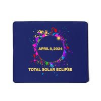 Cool Total Solar Eclipse April 8 2014 Paint Splatter Mousepad
