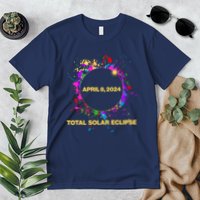 Cool Total Solar Eclipse April 8 2014 Paint Splatter Premium T-Shirt
