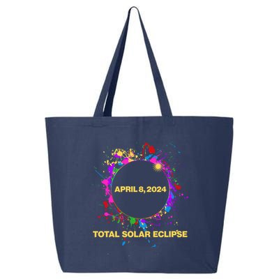 Cool Total Solar Eclipse April 8 2014 Paint Splatter 25L Jumbo Tote