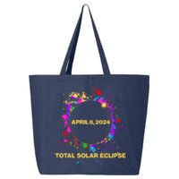 Cool Total Solar Eclipse April 8 2014 Paint Splatter 25L Jumbo Tote