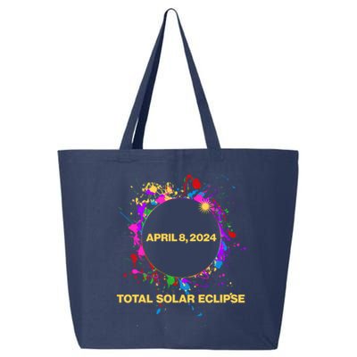 Cool Total Solar Eclipse April 8 2014 Paint Splatter 25L Jumbo Tote