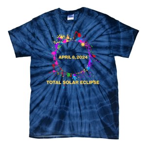 Cool Total Solar Eclipse April 8 2014 Paint Splatter Tie-Dye T-Shirt