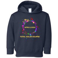 Cool Total Solar Eclipse April 8 2014 Paint Splatter Toddler Hoodie