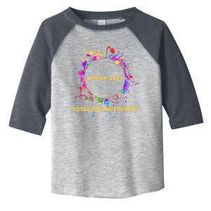 Cool Total Solar Eclipse April 8 2014 Paint Splatter Toddler Fine Jersey T-Shirt