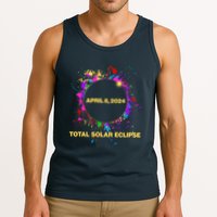 Cool Total Solar Eclipse April 8 2014 Paint Splatter Tank Top