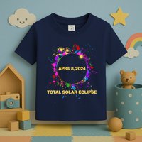 Cool Total Solar Eclipse April 8 2014 Paint Splatter Toddler T-Shirt