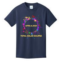 Cool Total Solar Eclipse April 8 2014 Paint Splatter Kids T-Shirt