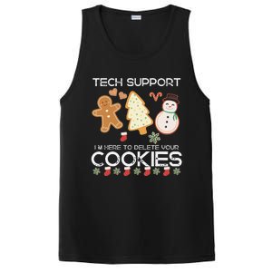 Christmas Tech Support Here To Delete Cookies Xmas PosiCharge Competitor Tank