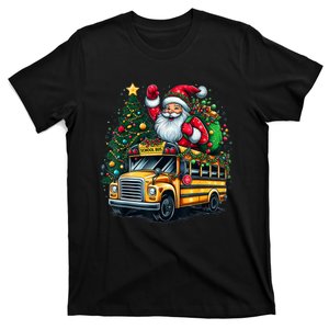 Christmas Tree School Bus Driver Costume Adults T-Shirt