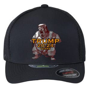 Chunky Trump Screaming In Chains Flexfit Unipanel Trucker Cap