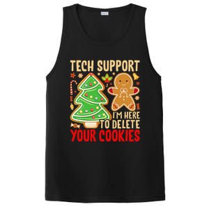 Christmas Tech Support Here To Delete Cookies Xmas PosiCharge Competitor Tank