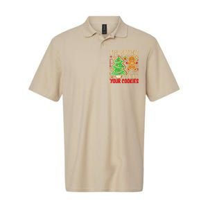 Christmas Tech Support Here To Delete Cookies Xmas Softstyle Adult Sport Polo