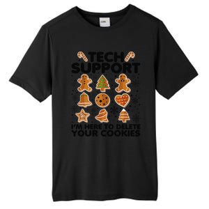 Christmas Tech Support Here To Delete Your Cookies Xmas Cool Tall Fusion ChromaSoft Performance T-Shirt