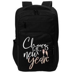 Cheers To The New Year 2025 Champagne New Years Eve Party Impact Tech Backpack