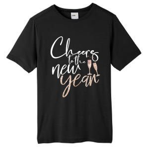 Cheers To The New Year 2025 Champagne New Years Eve Party Tall Fusion ChromaSoft Performance T-Shirt