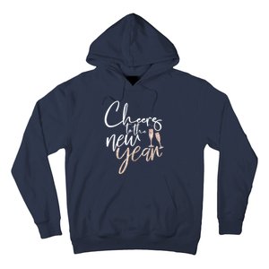 Cheers To The New Year 2025 Champagne New Years Eve Party Hoodie