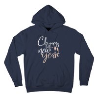 Cheers To The New Year 2025 Champagne New Years Eve Party Hoodie