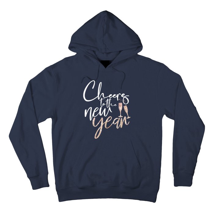 Cheers To The New Year 2025 Champagne New Years Eve Party Hoodie